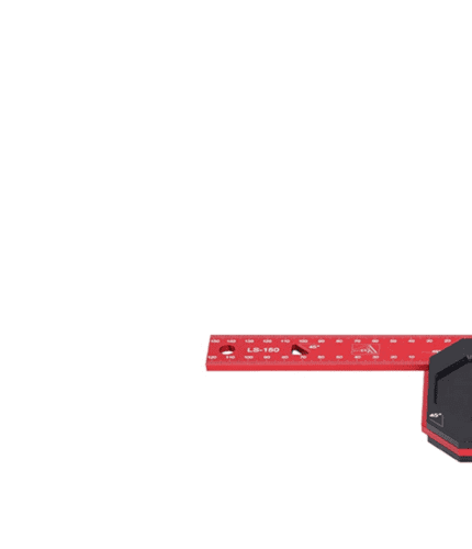 L Ruler Red 100-150mm