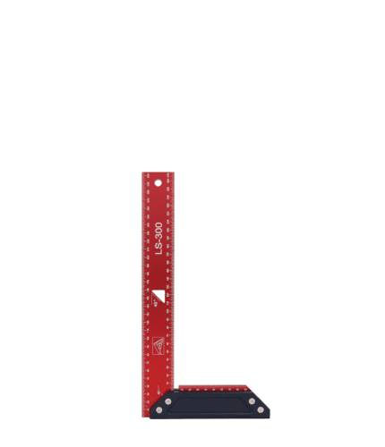 L Ruler Red 100-150mm