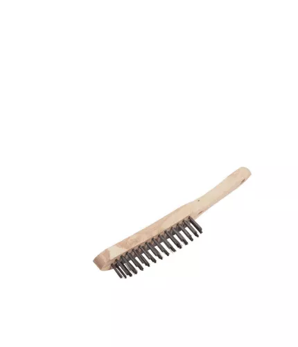 Wire wood Brush M.S silver 6x13