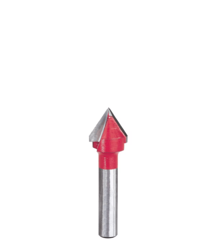 Unika V Groove Bit - Precision V-Shaped Groove Bit for Detailed Woodworking and Decorative Projects